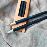 Recycled paper pencils - Hand dyed and patterns - The Second Life India