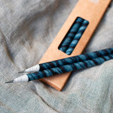 Recycled paper pencils - Hand dyed and patterns - The Second Life India