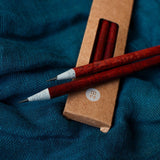 Recycled paper pencils - Hand dyed and patterns - The Second Life India