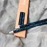 Recycled paper pencils - Hand dyed and patterns - The Second Life India