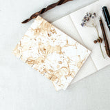 Coffee Essence: Coptic Bound Notebook with Upcycled Coffee Grounds - The Second Life India