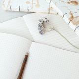 Coffee Essence: Coptic Bound Notebook with Upcycled Coffee Grounds - The Second Life India