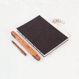 Coptic bound note book - Upcycled tyre tube cover - The Second Life India