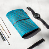 Embroidered travelogue / Planner - Upcycled tyre tube and recycled felt - The Second Life India