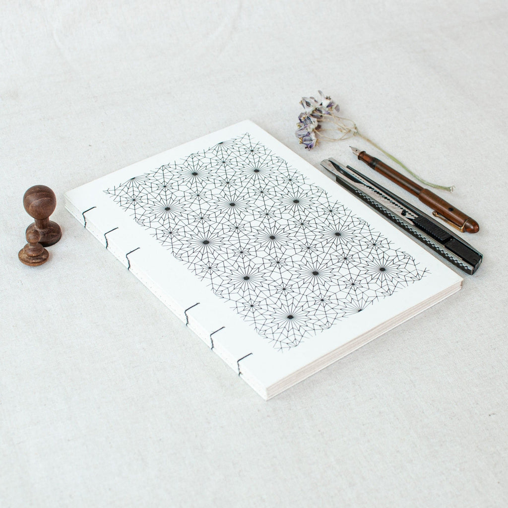 Geometric Elegance: Inspired Cover NoteBooks - The Second Life India