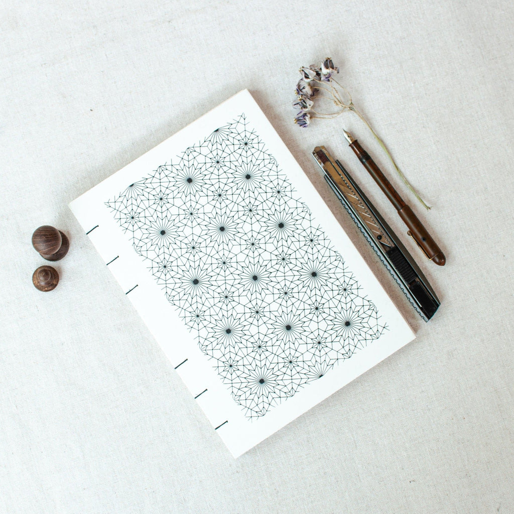 Geometric Elegance: Inspired Cover NoteBooks - The Second Life India