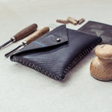 Hand stitched Multipurpose pouch - Upcycled tyre tube and VHS tape - The Second Life India