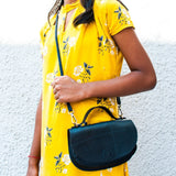 Hand-stitched sling bags for women - Upcycled tyre tube - The Second Life India