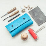 Multipurpose pouches - Upcycled tyre tube, waste wood and recycled felt - The Second Life India