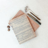 Old gold Relics: Upcycled Engineering Prints Handcrafted Notebooks - The Second Life India