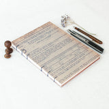Old gold Relics: Upcycled Engineering Prints Handcrafted Notebooks - The Second Life India