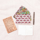 Upcycled postcards - The Second Life India