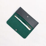 Women's Wallet - Upcycled tyre tube and recycled felt - The Second Life India