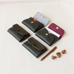 Card holders - Upcycled tyre tube and recycled felt V2 - The Second Life India