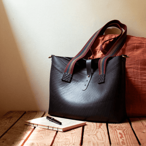 Sangeetha | Unisex open tote bag with sling - The Second Life India