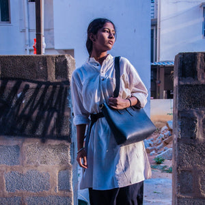 Sangeetha | Unisex Tote bag with sling - The Second Life India