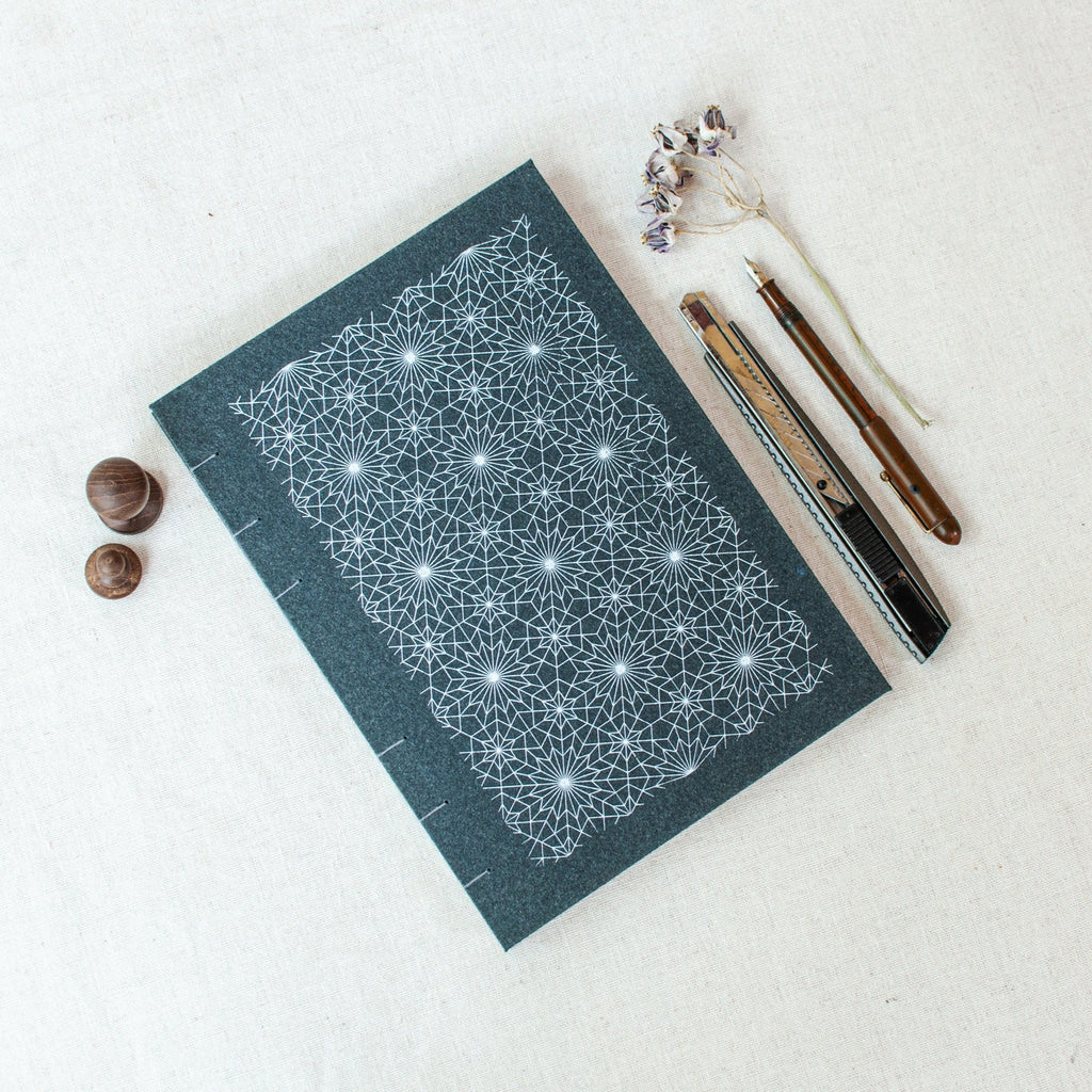 Geometric Elegance: Inspired Cover NoteBooks - The Second Life India