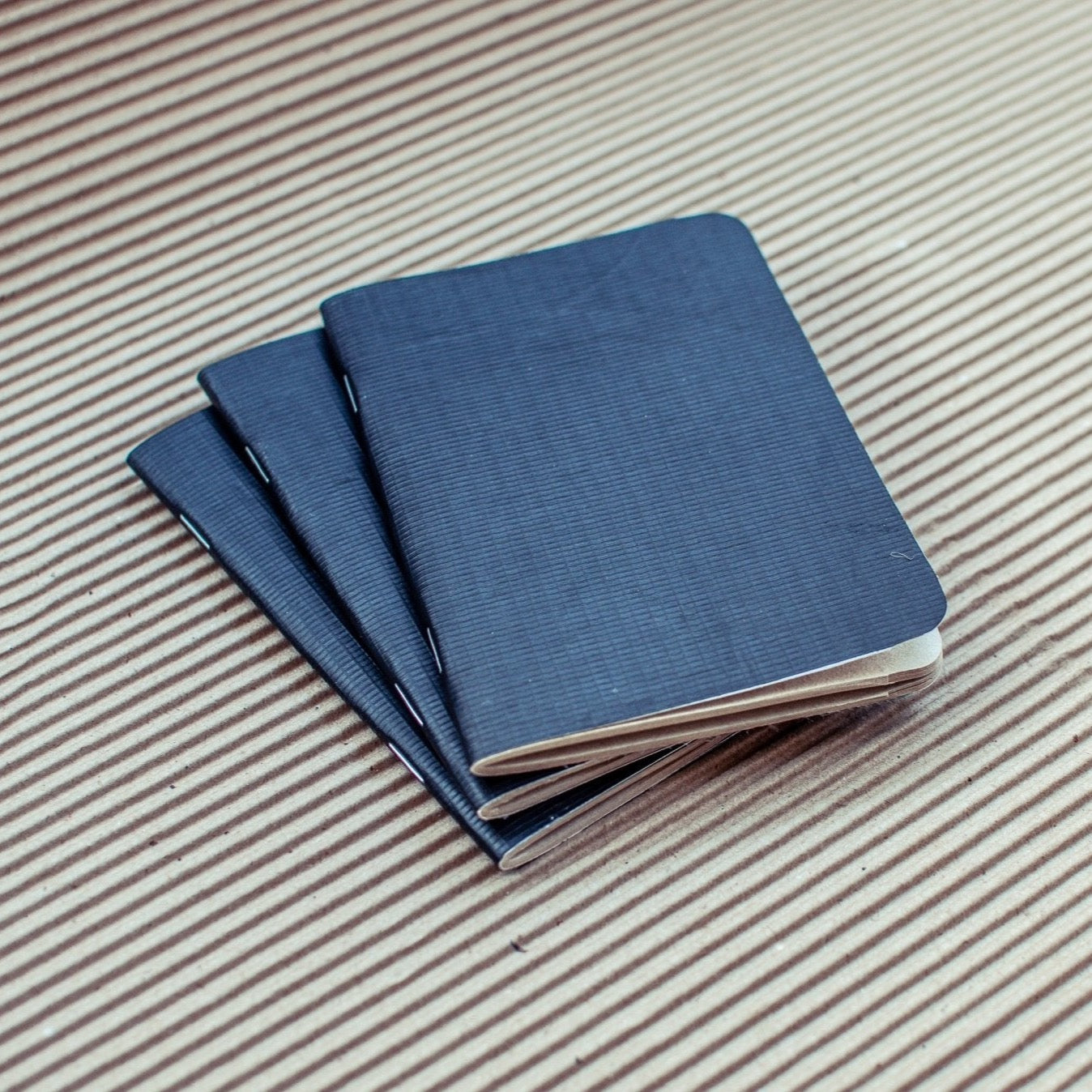 Set of Saddle stitch booklets - Upcycled flex cover - The Second Life India